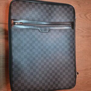 AUTHENTIC Louis Vuitton Pegase Damier Graphite Checked Suitcase